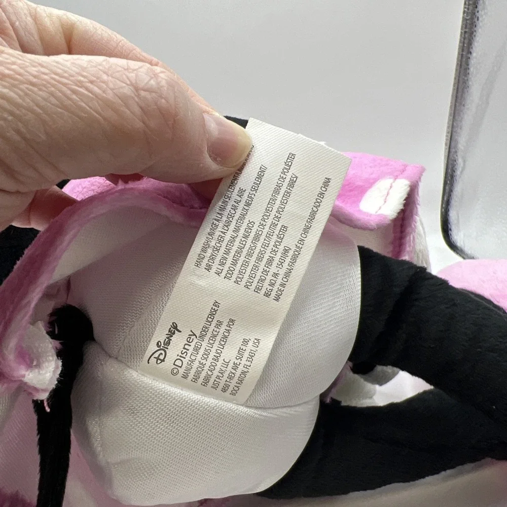 Disney Minnie Mouse & Figaro Plush‎ Cat Plushie Kitty New Pink White Black